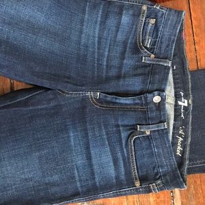 Dark wash- 7 for all mankind jeans!